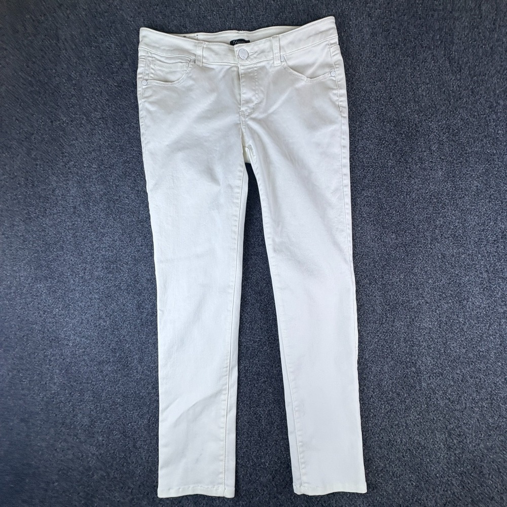 Reve‎ Jeans Los Angeles Womens 31x26.5 White Denim Cotton Stretch Skinny Casual